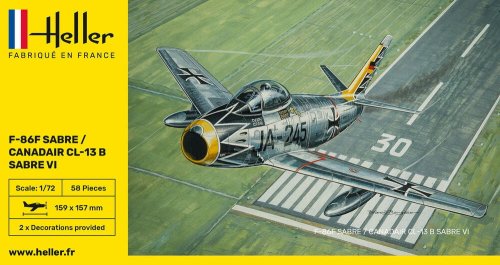 Go to product Heller 80277 - 1:72 F-86F Sabre / Canadair CL-13 B Sabre VI