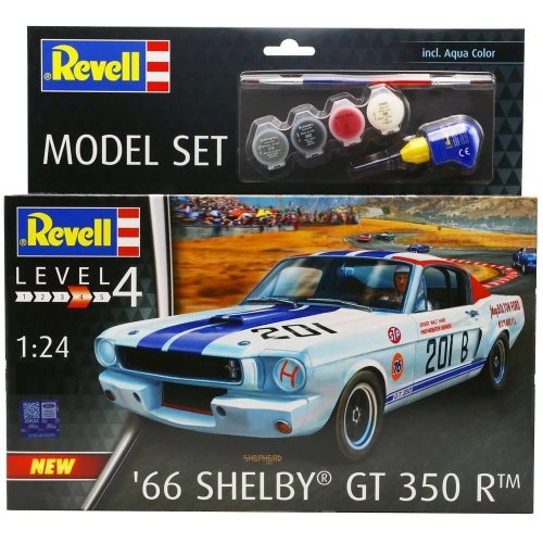 Go to product Revell 67716 - 1:24 Ford Mustang 1966 Shelby GT 350 R model set