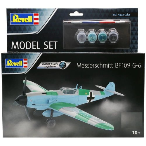 Go to product Revell 63653 - 1:32 Messerschmitt Bf 109 G-6 Easy-Click model set