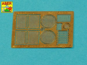 Aber 72A16 - 1:72 Photoetched grilles for Panther Ausf. A/D tank