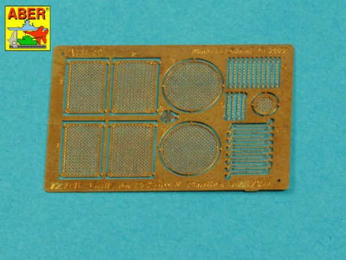 Go to product Aber 72A16 - 1:72 Photoetched grilles for Panther Ausf. A/D tank