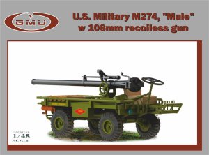 GMU 48006 - 1:48 U.S. Military M274 Mule w 106 mm Recoiless Gun