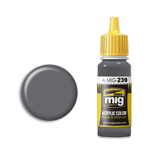 Go to product AMMO MIG 239 - FS 36122 Neutral Gray - acrylic paint 17ml