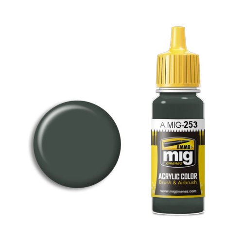 Go to product AMMO MIG 253 - RLM 74 Graugrun - acrylic paint, 17ml bottle