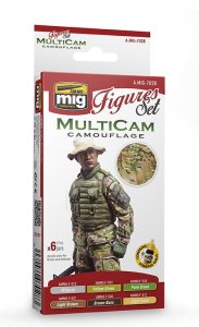 AMMO MIG 7028 - Multicam Camouflage - Figures Set 6 x 17 ml