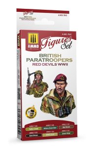 Ammo Mig 7045 - Zestaw farb British Paratroopers Red Devils WWII