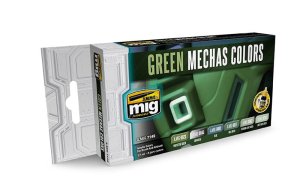 AMMO MIG 7149 - Green Mechas Colors Set