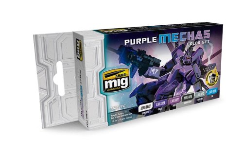 Go to product AMMO MIG 7157 - Purple Mechas Color Set