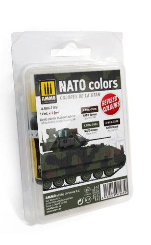 Go to product Ammo Mig 7188 - Zestaw farb NATO Colors