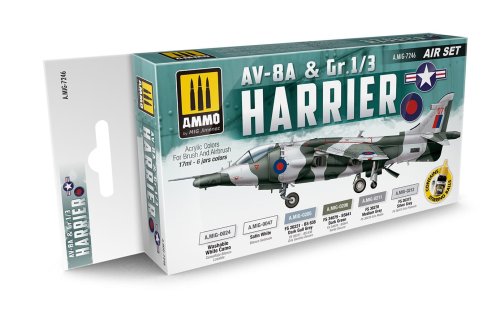 Go to product AMMO MIG 7246 - Paint set for painting AV-8A & Gr.1/3 Harrier