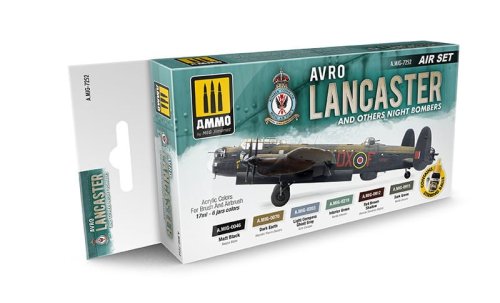 Go to product Ammo Mig 7252 - Zestaw farb Avro Lancaster and Others Night Bombers