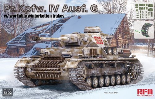 Go to product Rye Field Model 5102 - 1:35 Pz.Kpfw.IV Ausf.G w/ Winterketten tracks