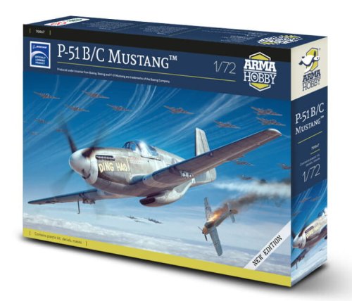 Go to product Arma Hobby 70067 - 1:72 P-51 B/C Mustang