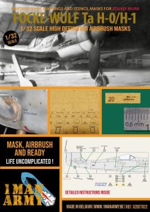 1 Man Army 32DET022 - 1:32 Focke Wulf Ta 152 H-0/H-1 - Zoukei Mura