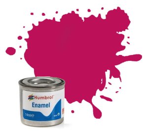 HUMBROL 051 - Enamel paint metallic Sunset Red 14 ml