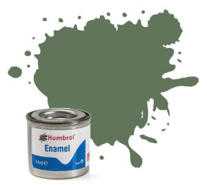 HUMBROL 080 - Enamel paint matt Grass Green 14 ml