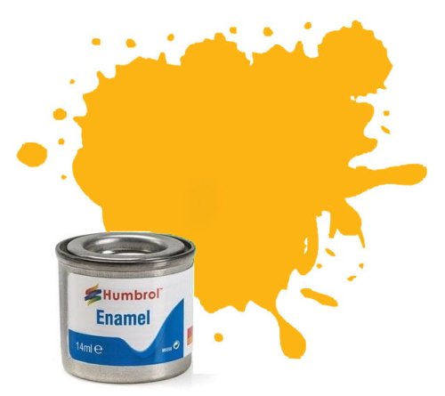Go to product HUMBROL 154 - Enamel paint matt Insignia Yellow 14 ml