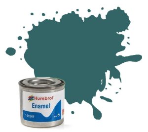 HUMBROL 244 - Enamel paint matt RLM 73 Grun 14 ml