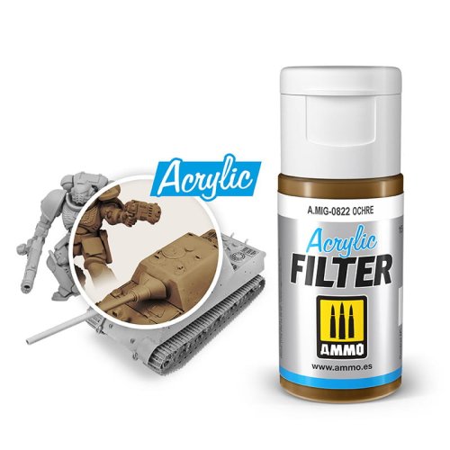 Go to product AMMO MIG 0822 - Acrylic filter: Ochre