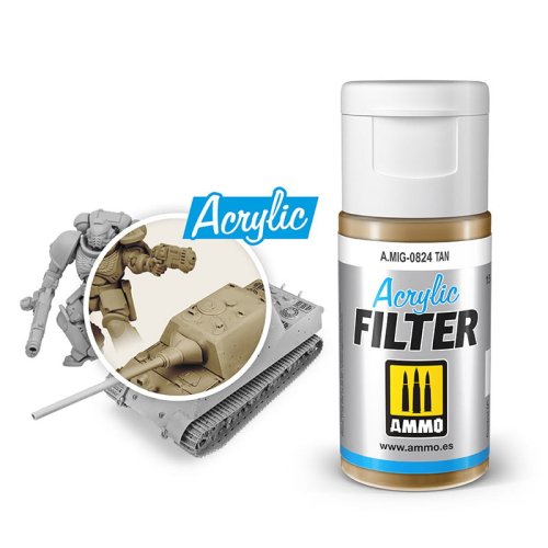 Go to product AMMO MIG 0824 - Acrylic filter: Tan