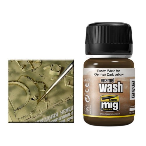 Go to product AMMO MIG 1000 - Brown Wash for German Dark Yellow