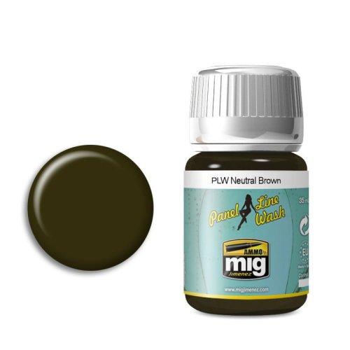 Go to product AMMO MIG 1614 - Panel Line Wash - Neutral Brown