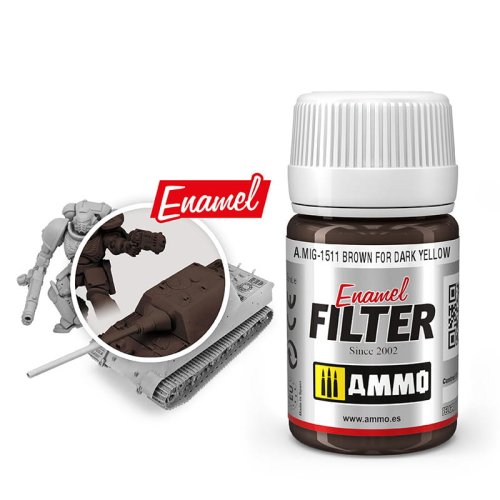 Go to product AMMO MIG 1511 - Brown for Dark Yellow