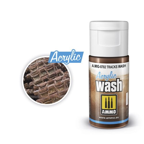 Go to product AMMO MIG 0702 - Tracks - wash akrylowy 15 ml