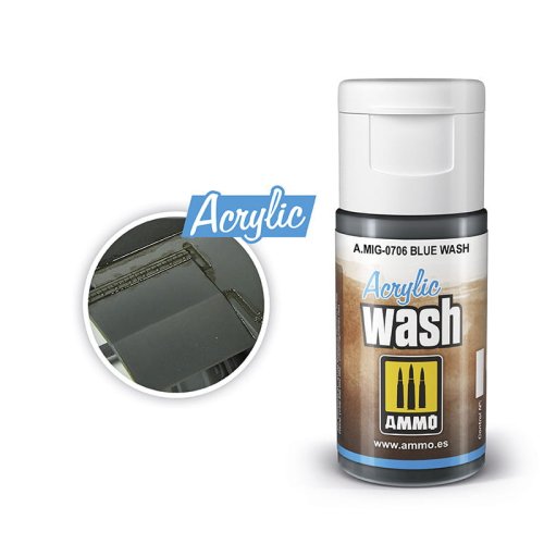 Go to product AMMO MIG 0706 - Blue - wash akrylowy 15 ml