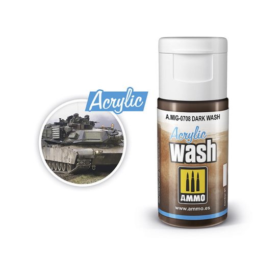 Go to product AMMO MIG 0708 - Dark Wash - wash akrylowy 15 ml