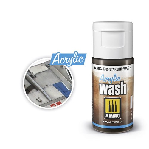 Go to product AMMO MIG 0709 - Starship - wash akrylowy 15 ml