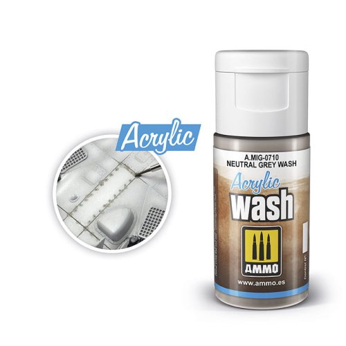 Go to product AMMO MIG 0710 - Neutral Grey - wash akrylowy 15 ml
