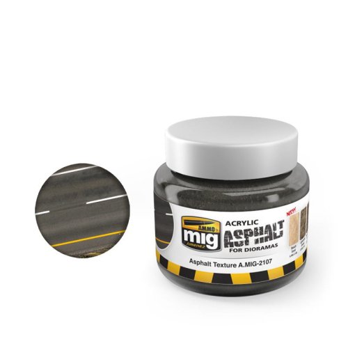 Go to product AMMO MIG 2107 - Acrylic Mud - Asphalt Texture Ground 250 ml