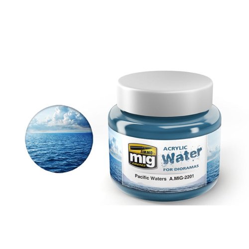 Go to product AMMO MIG 2201 - Acrylic Water - Pacific Waters 250 ml