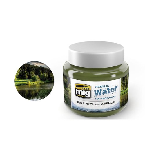 Go to product AMMO MIG 2204 - Acrylic Water - Slow River Waters 250 ml