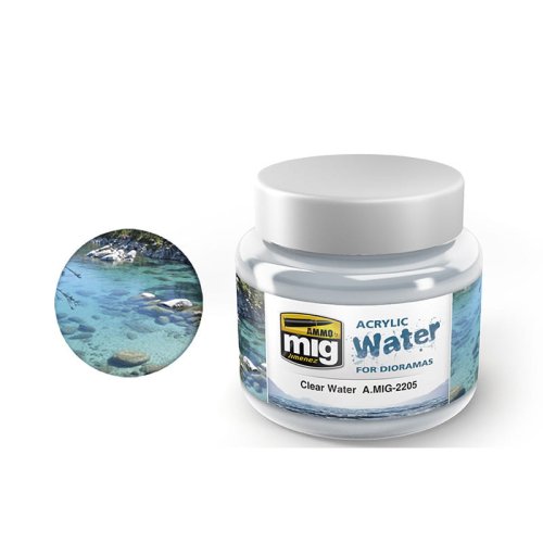 Go to product AMMO MIG 2205 - Acrylic Water - Clear Water 250 ml