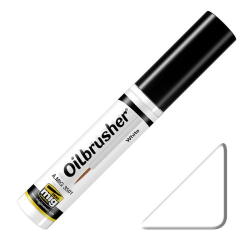 Go to product AMMO MIG 3501 - Oilbrusher - White