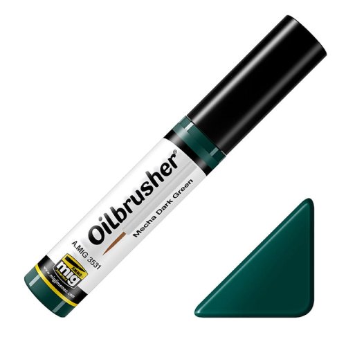 Go to product AMMO MIG 3531 - Oilbrusher - Mecha Dark Green