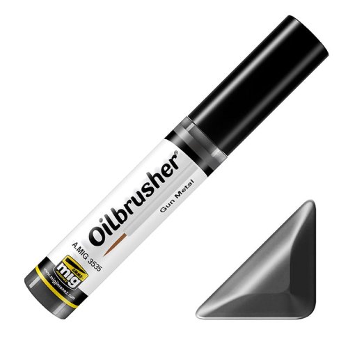 Go to product AMMO MIG 3535 - Oilbrusher - Gun Metal