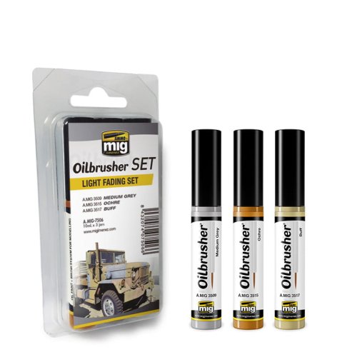 Go to product AMMO MIG 7506 - Oilbrusher Set - Light Fading Set