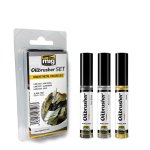 AMMO MIG 7507 - Oilbrusher Set - Bright Metal Colors Set