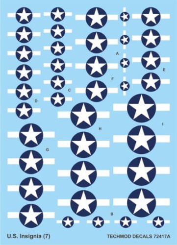 Go to product TECHMOD 72417 - 1:72 U.S. National Insignia 1943-1945