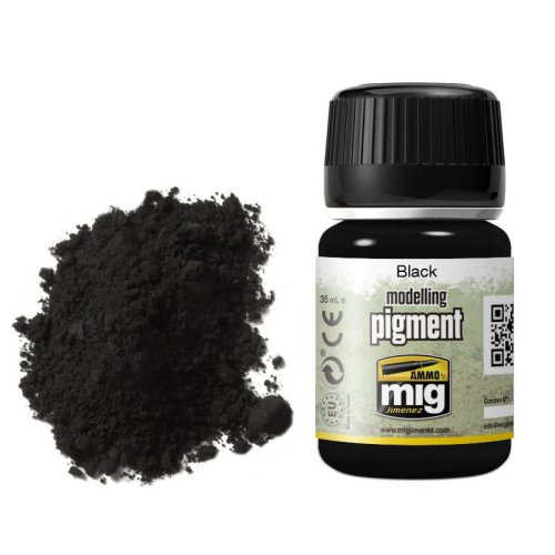 Go to product Ammo Mig 3001 - Black Pigment 35 ml