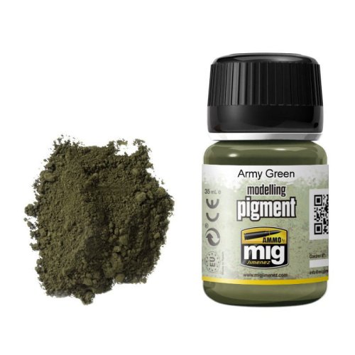Go to product Ammo Mig 3019 - Army Green Pigment 35 ml