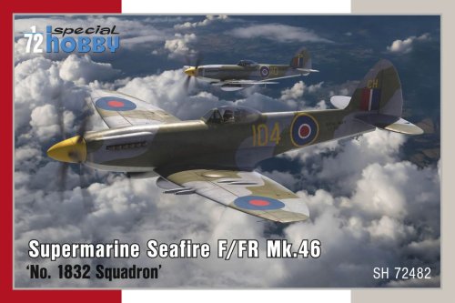 Go to product Special Hobby 72482 - 1:72 Supermarine Seafire F/FR Mk.46 No. 1832 Squadron