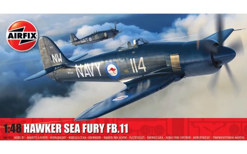 Go to product Airfix 06105A - 1:48 Hawker Sea Fury FB.11