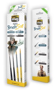 AMMO MIG 7600 - Figures Brush Set