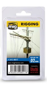 AMMO MIG 8017 - Rigging - Medium Fine 0.02 mm