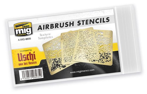 Go to product AMMO MIG 8035 - Airbrush Stencils