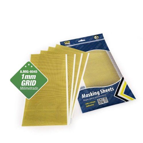 Go to product AMMO MIG 8045 - Masking Sheets 1mm grid